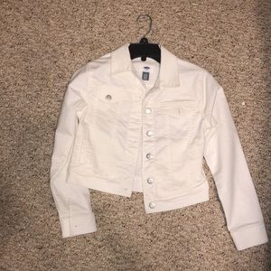 White Jean jacket